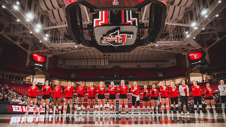 Red Raiders Volleyball Set for 3-Game Weekend Slate